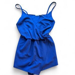 Urban-outfitters Women's Blue Playsuit-romper